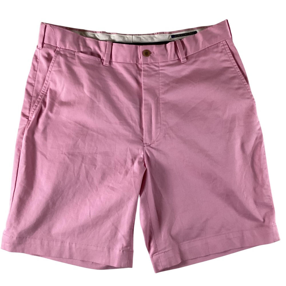 Polo Golf Ralph Lauren Pink‎ Cotton Twill Stretch Shorts Mens 33 Classic Fit